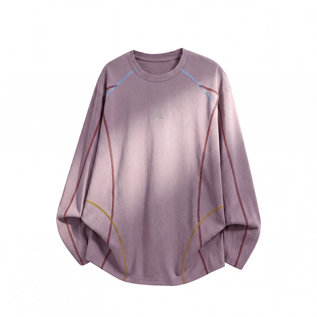 Unisex Wide Cut Sweatshirt with Decorative Flatlock Seams and Raglan Sleeves Mune Fashion