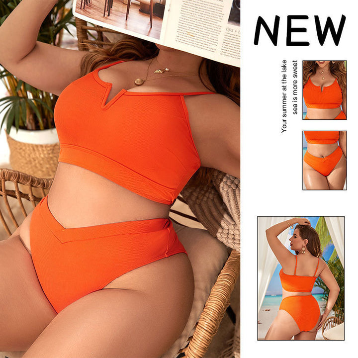 Women's High-Cut Bikini with Sports Top Mune Fashion