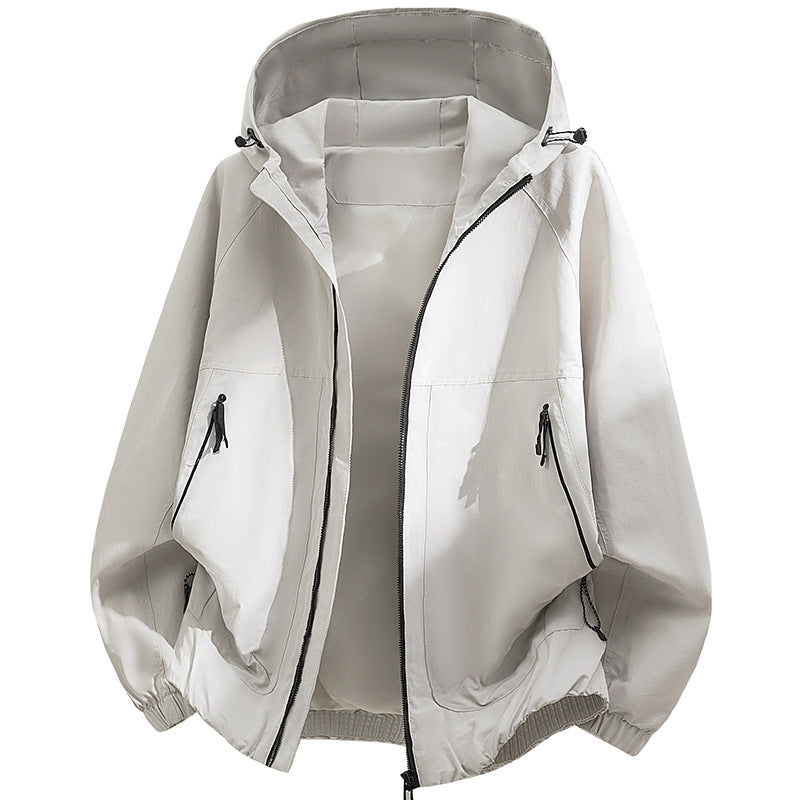 Men's technical hooded softshell jacket with adjustable hood and utility pockets Mune Fashion