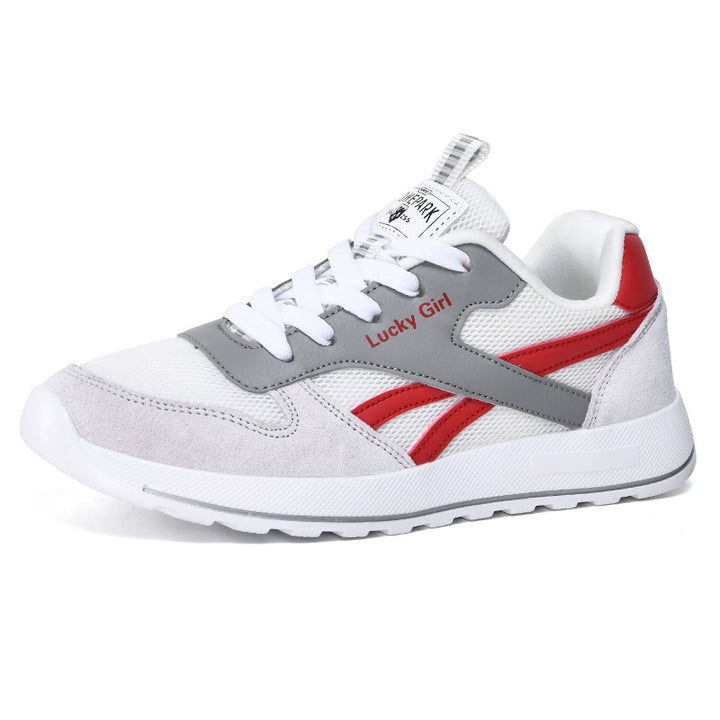 Women's Retro Sneaker with Mesh and Suede Details Mune Fashion