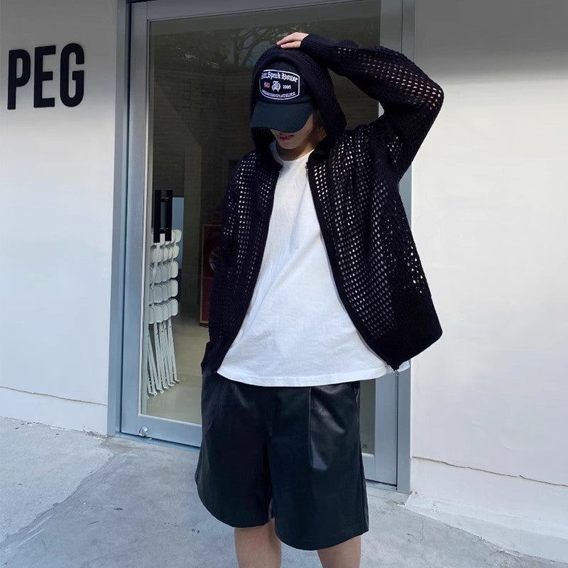 Men's Breathable Hoodie Cardigan Mune Fashion