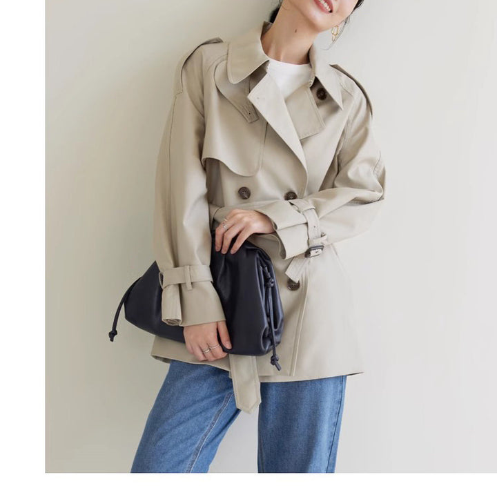 Women Stylish Trench Coat Mune Fashion