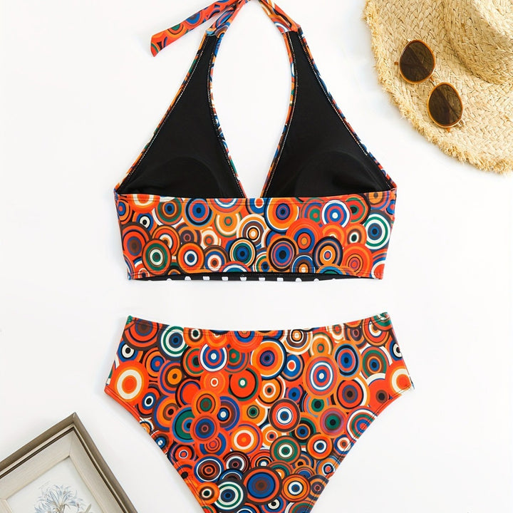 Women's Triangle Bikini with Fashionable Polka Dot Design Mune Fashion