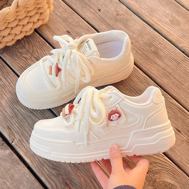 Women Sports Sneakers with Decorative Animal Applications and Cushioning Sole Mune Fashion