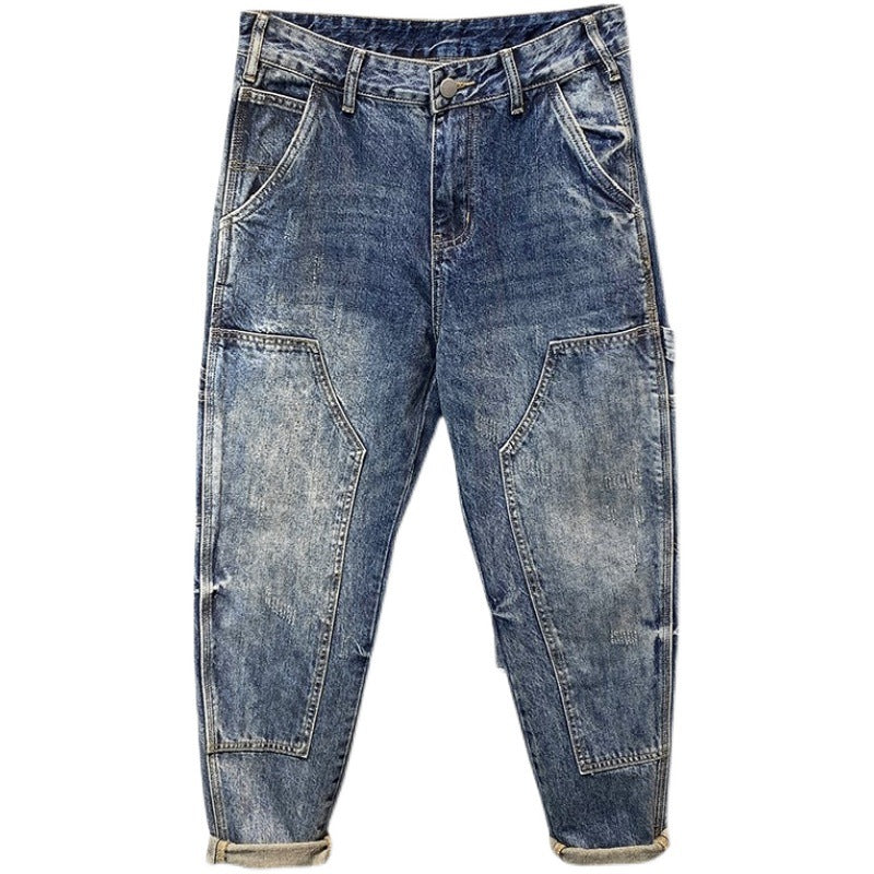 Men's Casual Baggy Jeans Mune Fashion