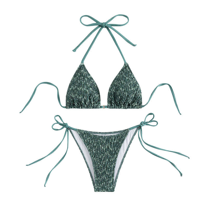 Women's Triangle Bikini with sophisticated tie design Mune Fashion