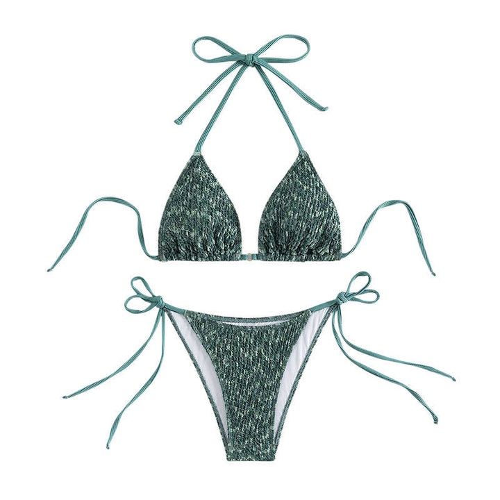 Women's Triangle Bikini with sophisticated tie design Mune Fashion