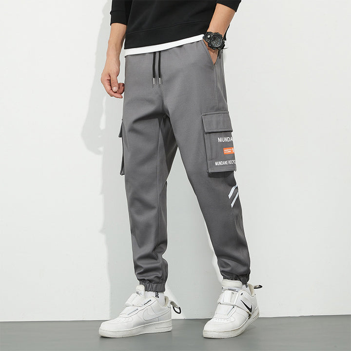 Men's Urban Camouflage Jogger with Utility Pockets and Elastic Ankle Hem Mune Fashion