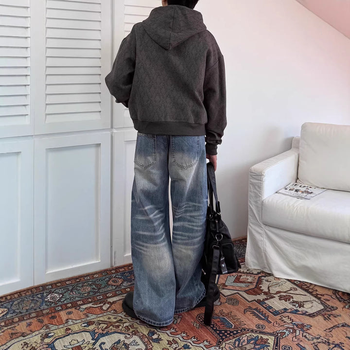 Women's Wide-Cut Denim Jeans Mune Fashion