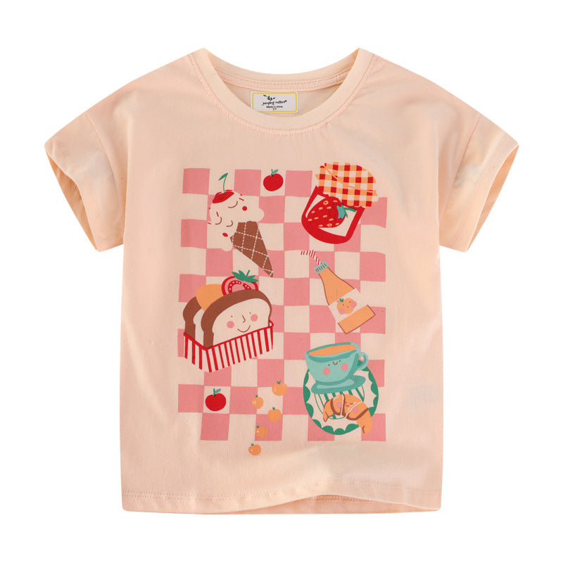 Girls T-Shirt with cheerful food motif Mune Fashion