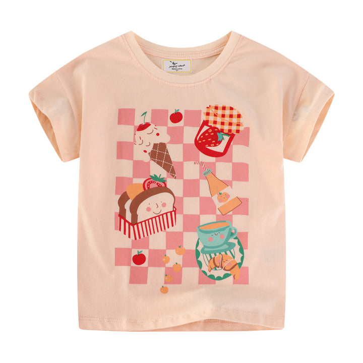 Girls T-Shirt with cheerful food motif Mune Fashion