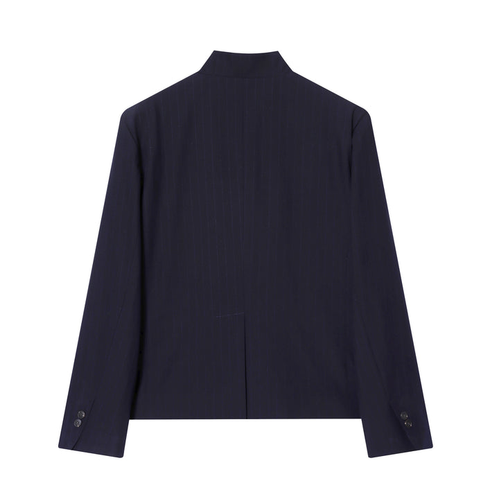 Women's tailored pleated pants with wide leg, crease and side pockets Mune Fashion