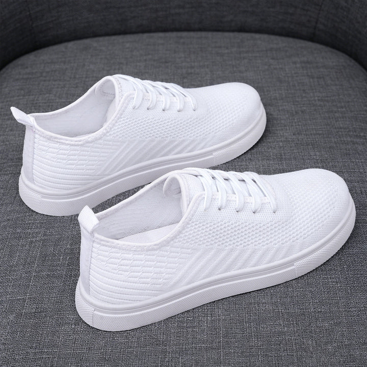 Women's lightweight knit slip-on sneaker with elastic sock entry, breathable 3D knit and cushioning lightweight sole Mune Fashion