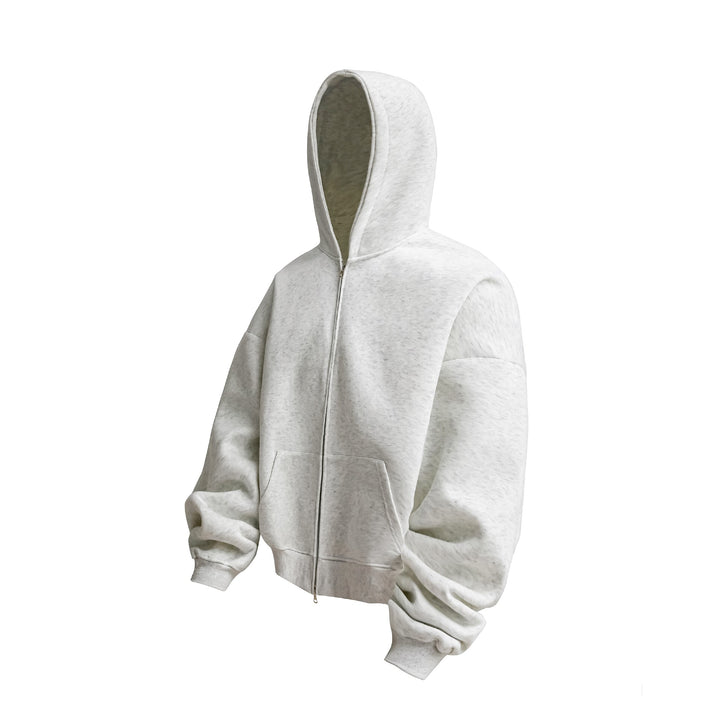 Unisex Oversized Hoodie Zip Jacket with Thermal Fleece and Kangaroo Pocket Mune Fashion