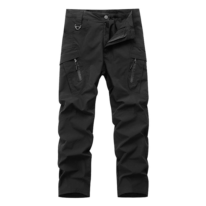 Men's Technical Trekking Pants with Water-Repellent Surface, Ergonomic Knee Inserts, and Multi-Pockets Mune Fashion