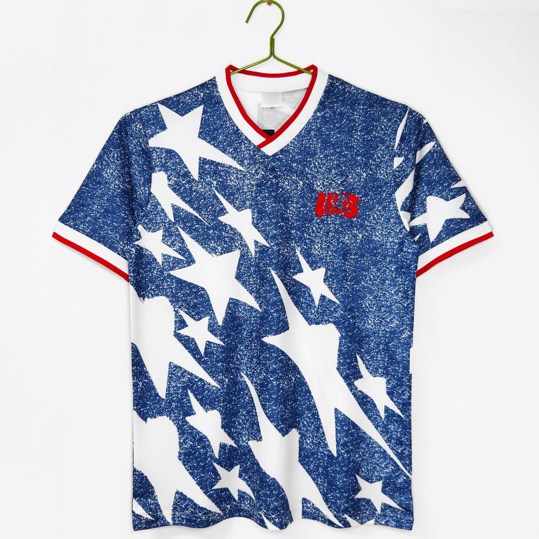 Unisex casual jersey shirt with V-neck, all-over star print and contrast trim Mune Fashion