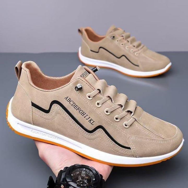 Men's sporty sneakers with innovative lacing system Mune Fashion