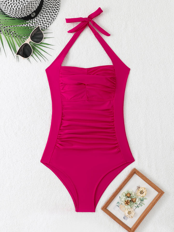 Women's One-Piece Swimsuit with Elegant Ruffle Design Mune Fashion