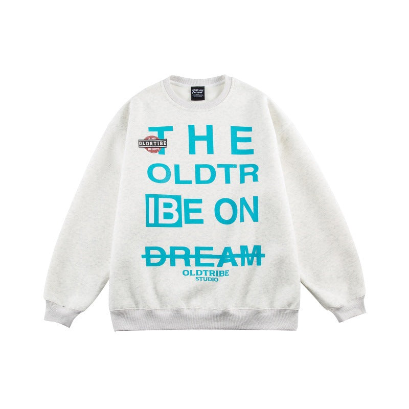 Unisex Oversize-Cuddle-Sweatshirt with large typography print and soft fleece lining Mune Fashion