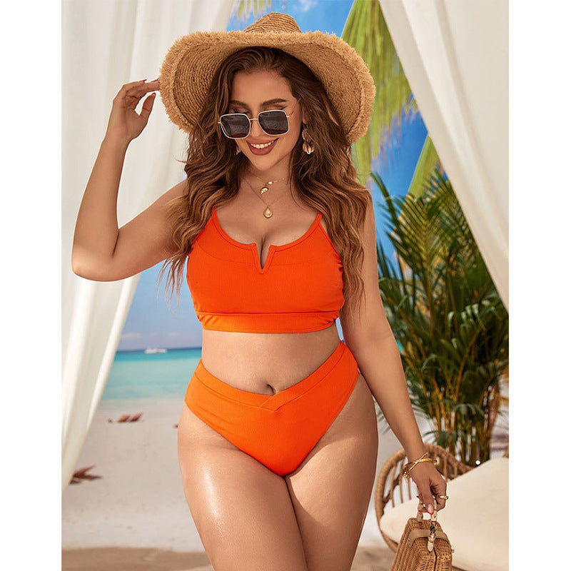 Women's bikini set with high-waisted bottoms and elegant crop top Mune Fashion