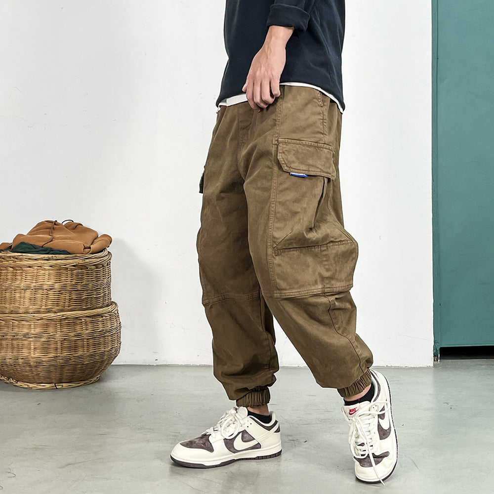 Men's cargo pants in camouflage utility style with straight leg and durable canvas Mune Fashion