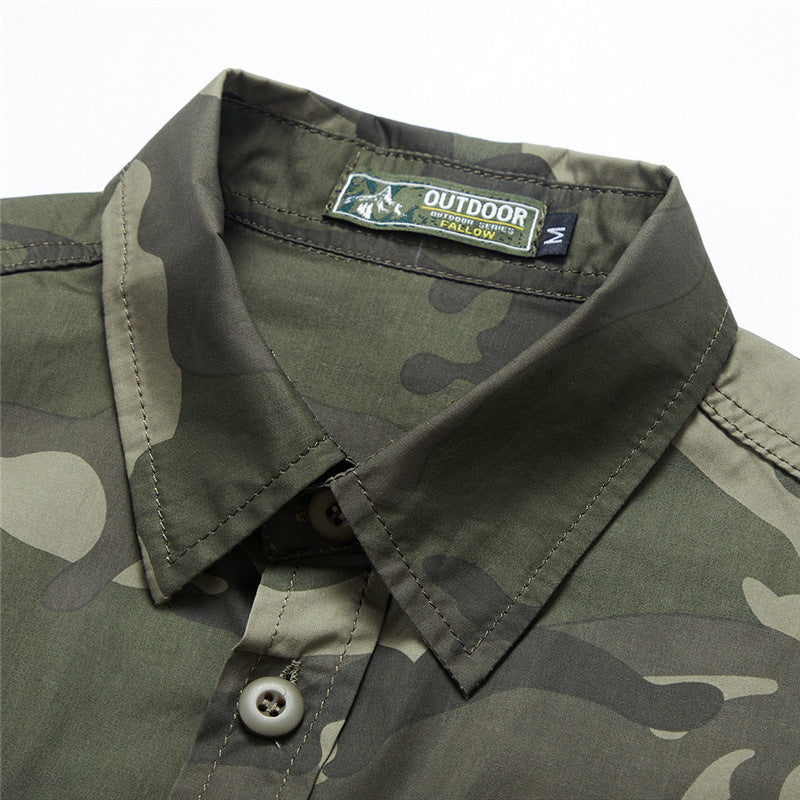 Men's Field Jacket in Camouflage Style Mune Fashion