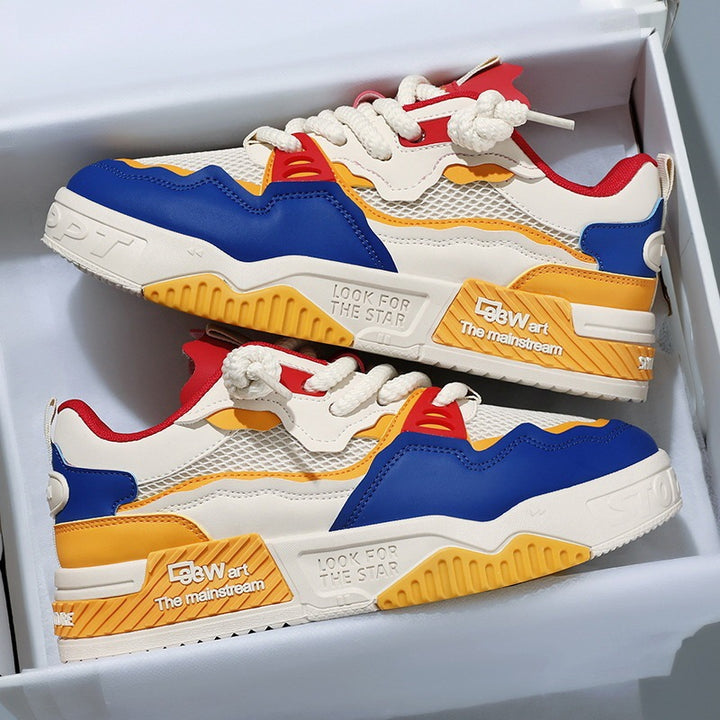 Men's Sporty Sneakers with Cushioned Sole Mune Fashion