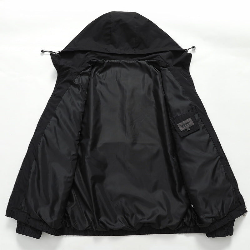 Men's sporty transitional jacket with color block design Mune Fashion