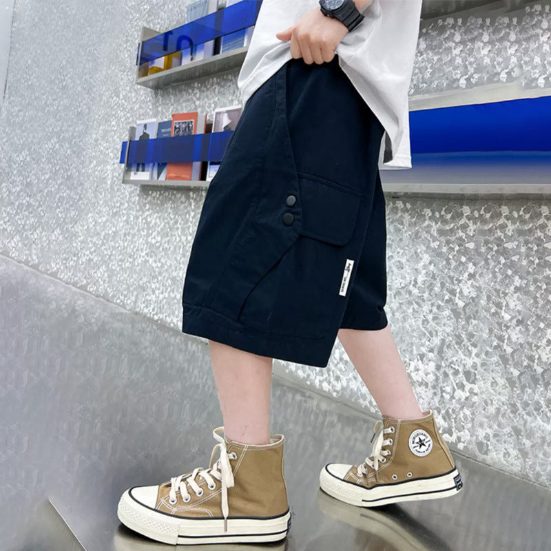 Boys Cargo Shorts with practical side pockets Mune Fashion