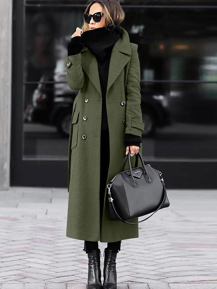 Ladies Elegant and Timeless Wool Coat