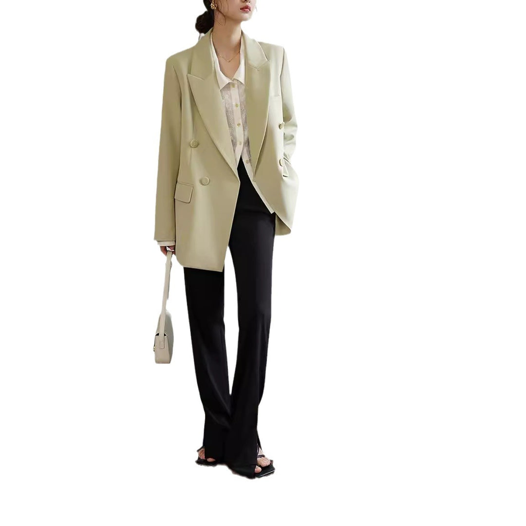 Ladies Elegant Double Blazer Mune Fashion