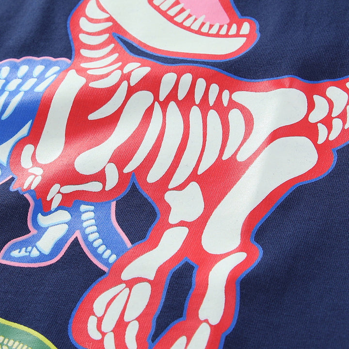 Boys T-Shirt with exciting dinosaur skeleton design Mune Fashion