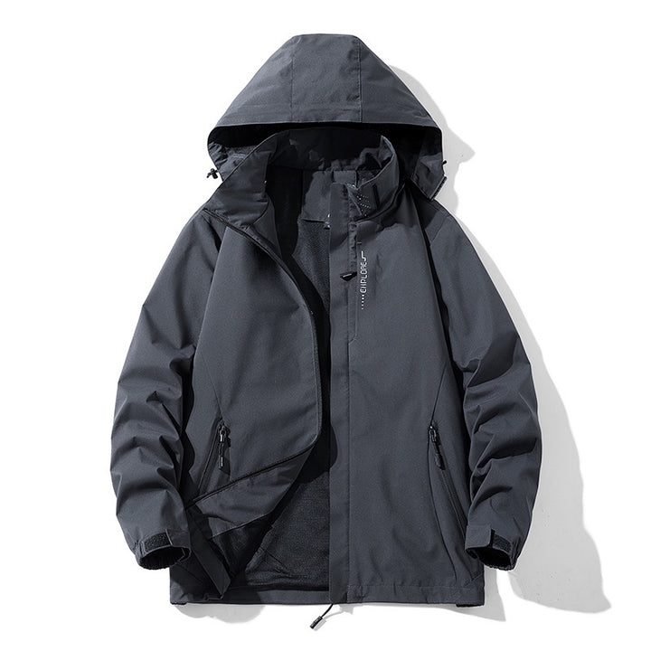 Women's waterproof outdoor jacket with breathable mesh lining, zippered pockets, and Velcro cuffs Mune Fashion
