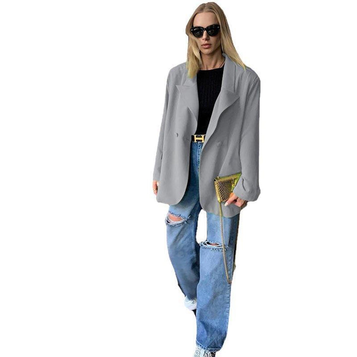 [Women] Light oversized beach blazer as a casual cover-up with draped lapels Mune Fashion