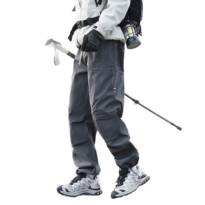 Men's outdoor cargo pants with reinforced knees, water-repellent and breathable Mune Fashion