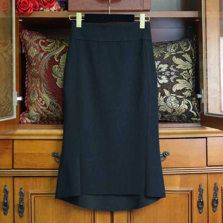 Women Elegant and figure-hugging Midi Skirt Mune Fashion