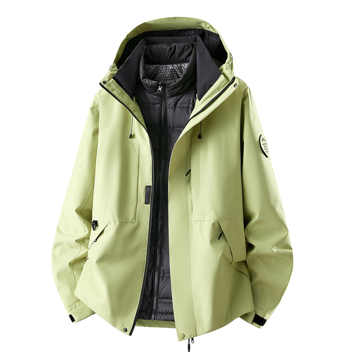 Women's Multifunctional Outdoor Jacket with Removable Quilted Inner Jacket Mune Fashion
