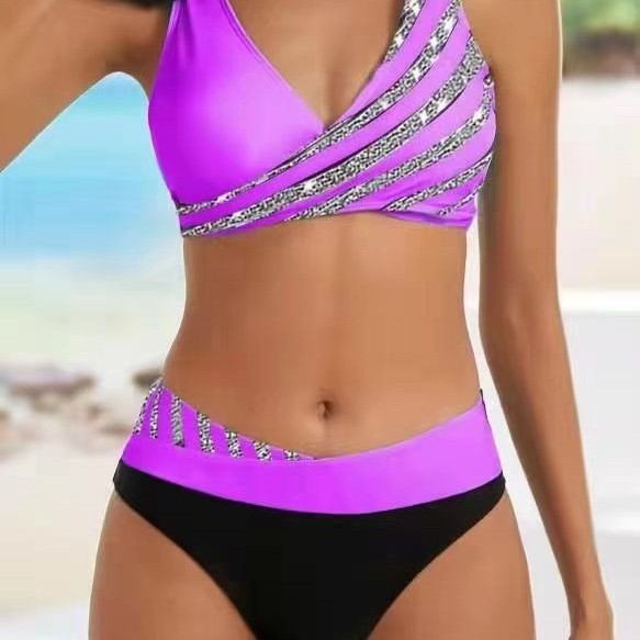 Women Sporty Bikini with fashionable wrap top Mune Fashion