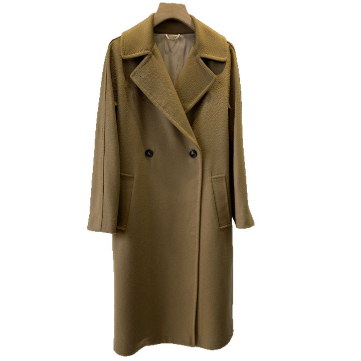 Women's Structured Wool Blend Oversized Coat Mune Fashion