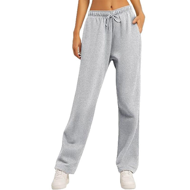 Ladies high-quality relaxed pants with a high waist, straight leg, and integrated side pockets Mune Fashion