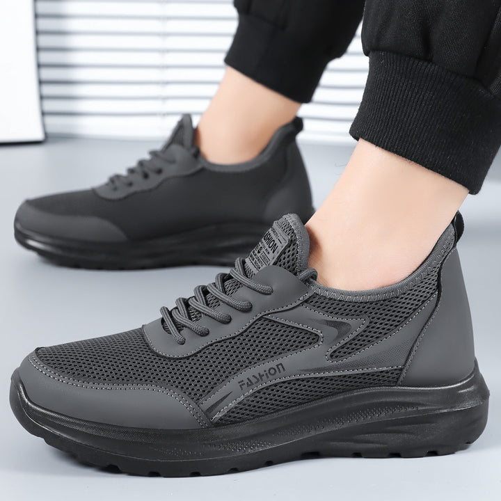 Men's breathable lightweight running sneakers with reinforced toe cap and cushioning memory EVA sole Mune Fashion