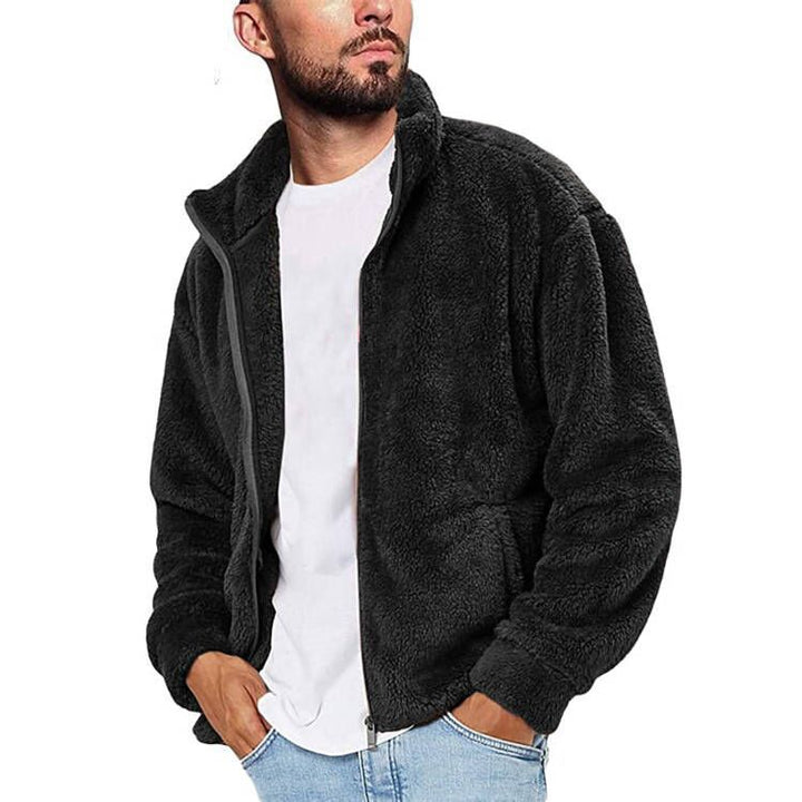 Men's Fleece Jacket with Soft Inner Lining and Practical Pockets Mune
