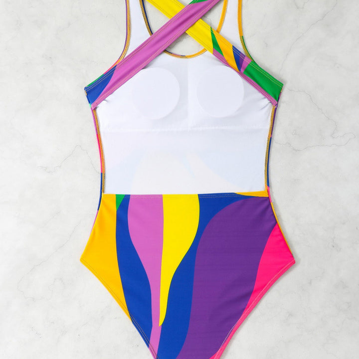 Women's Sporty Swimsuit with Modern Back Cut Mune Fashion