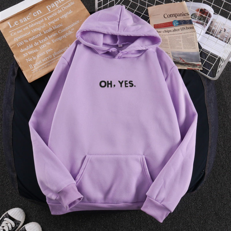 Women's hoodie with soft inner lining, kangaroo pocket, and subtle front print Mune Fashion