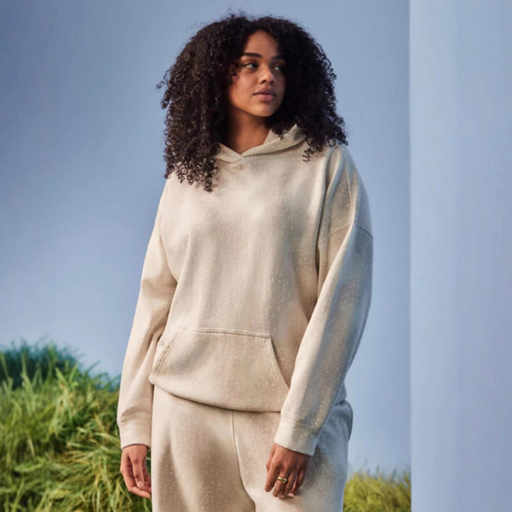 Women's oversized loungewear two-piece set with hooded sweatshirt and wide-cut sweatpants Mune Fashion
