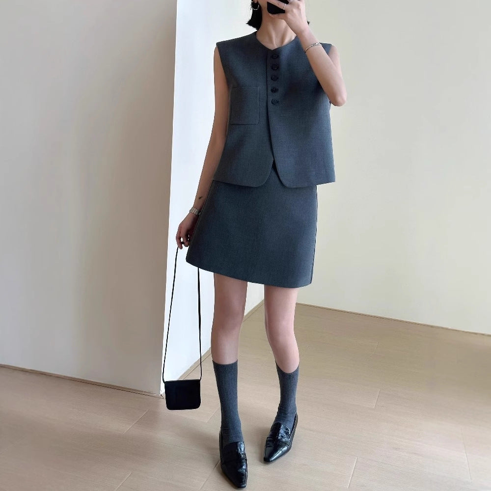 Women Fashionable Blazer Dress Set Mune Fashion