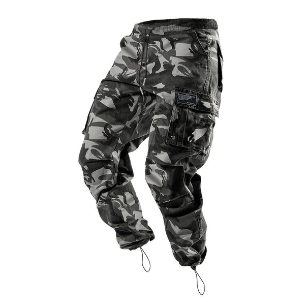 Men's nan urban Utility Jogger with buttoned cargo pockets and adjustable ankle drawstring Mune Fashion