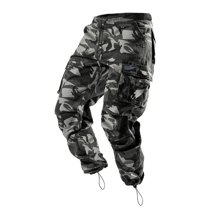 Men's nan urban Utility Jogger with buttoned cargo pockets and adjustable ankle drawstring Mune Fashion