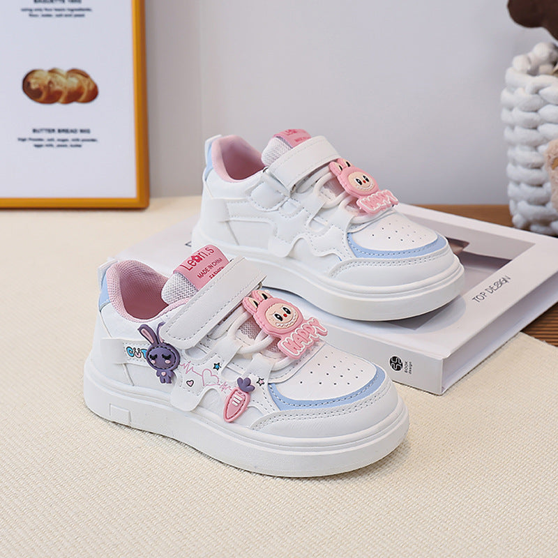 Women children's sneaker with cute appliqués and practical Velcro closure Mune Fashion