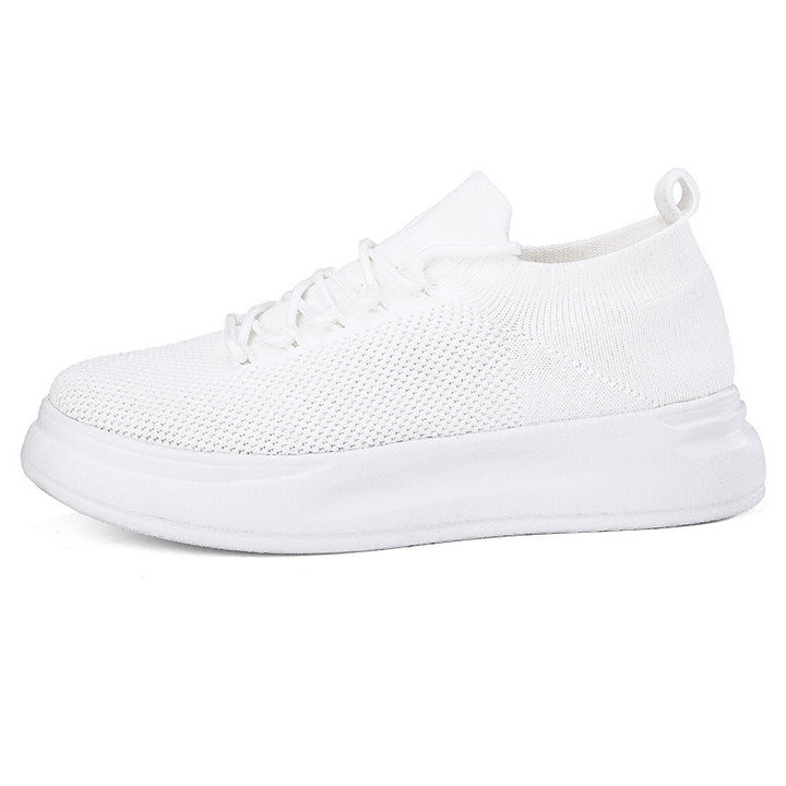 Women's nan elastic knit slip-on sneaker with viscoelastic insole and cushioning platform outsole Mune Fashion
